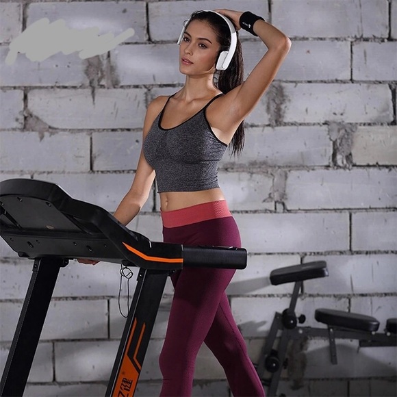 3/$15 Black Sports Bra Crop Top Gym Exercise Yoga - Picture 5 of 8